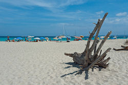 Strand auf Ibiza Strand auf Ibiza (Bild: Ibiza and Formentera August and September 2011, David Sim, CC BY)