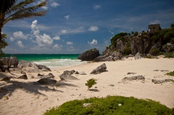 Strand von Tulum Strand von Tulum (Bild: Thomas Schlosser , CC BY)