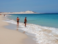 Fischer am Strand von Boavista, Foto: Kopp Tours