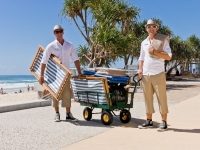 Hilton Surfers Paradise Beach Valet\'s in action, Foto: Mark Burgin