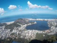 Blick vom Corcovado nach Ipanema