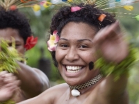 Lebensfreude einer Fiji-Tänzerin, Foto: BoTG