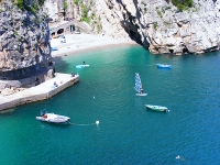 Amalfiküste: Strand von Praiano, Foto: Cilentano