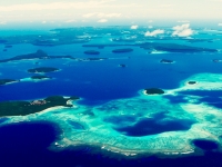 Inselwelt von Tonga aus dem Helikopter, Foto: Tonga Tourism